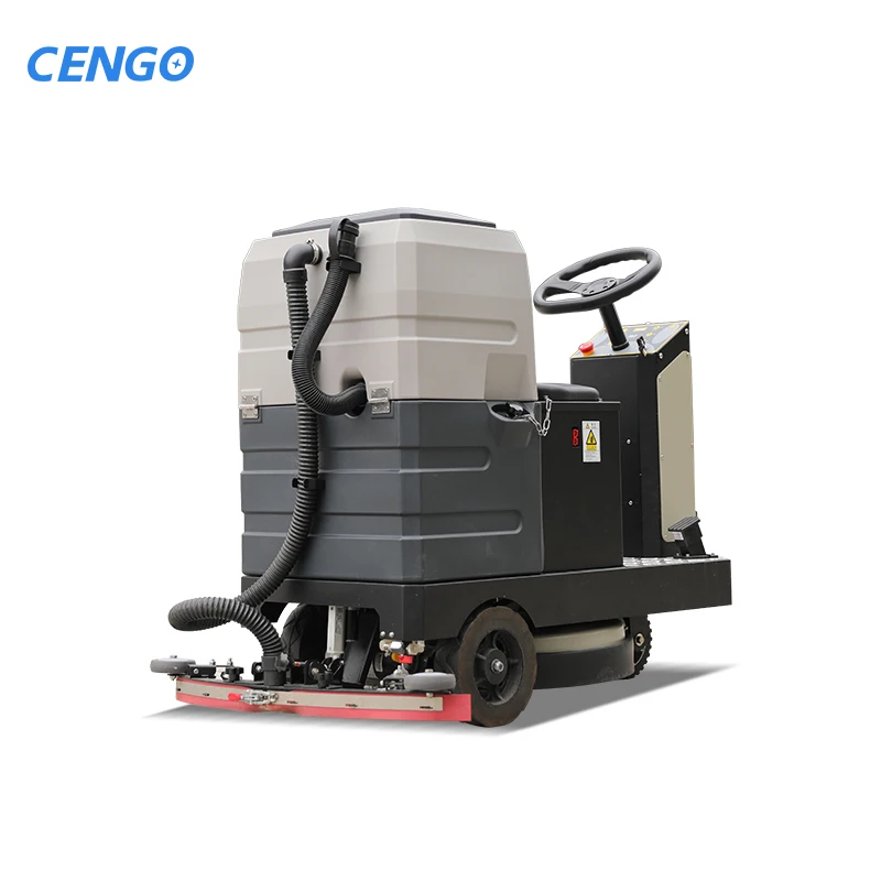 Factory Vacuum Pressure Washer with tank Cleaning Equipment Power Washer Commercial Warehouse Floor Scrubbing Cleaning Machine