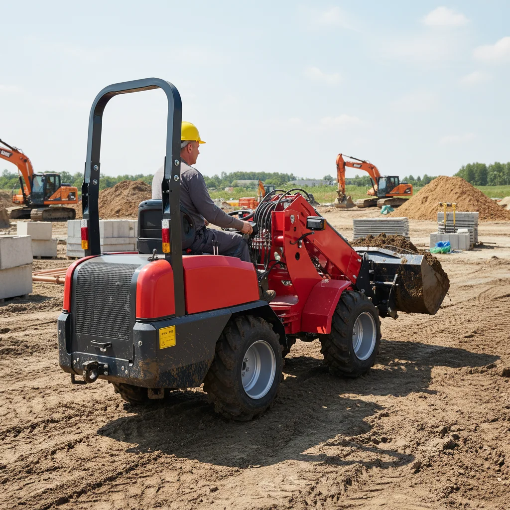 

3-тонный дизельный гидравлический телескопический мини-нагрузчик для посадки фруктовых и обработки материалов фермы