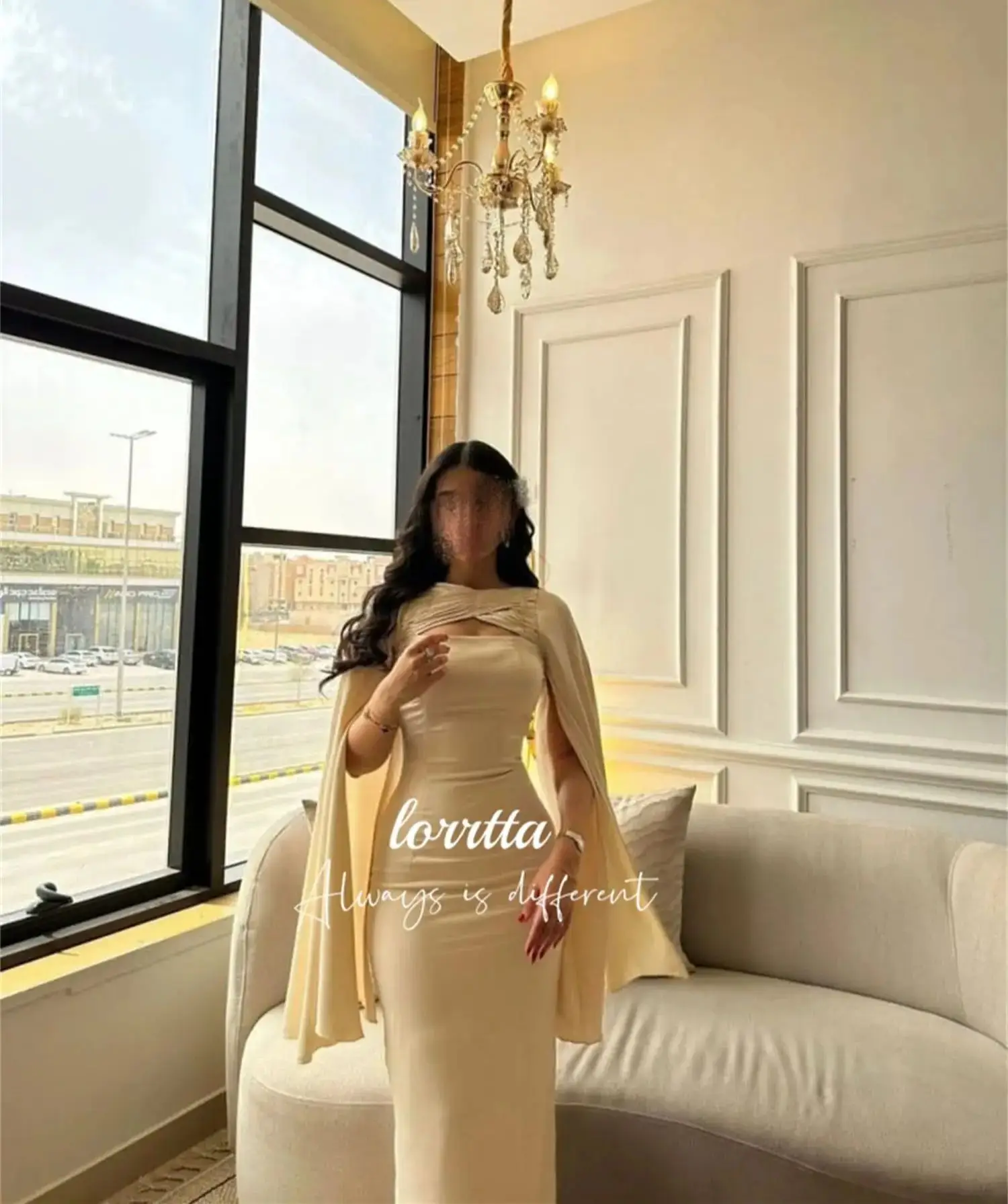 Lorrtta Mermaid Grace Party Dress Milky Eid Evening Robe De Soiree Femmes Elegant Woman Ceremony Dresses 2024 Ball Gowns Prom