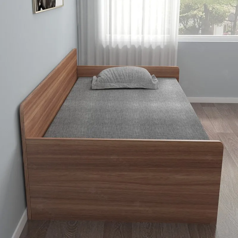 

NEW Tatami study bed minimalist board storage single bed, small unit drawer bed