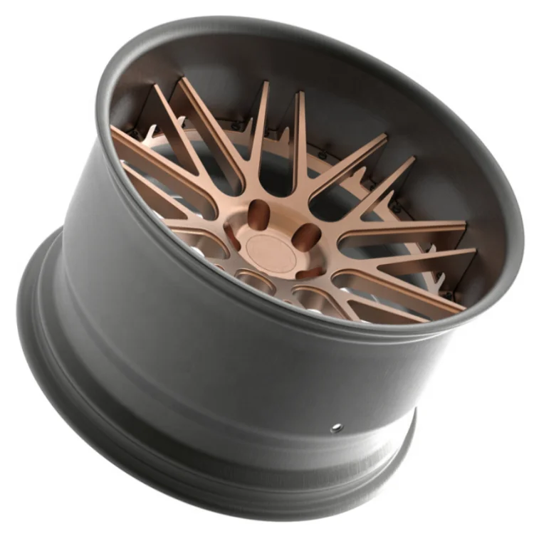 محاور عجلات مزورة عالية الجودة 9.5J 10.5J 17 18 19 20 بوصة 5*108 5*120 عجلات سيارة مصنوعة من خليط معدني