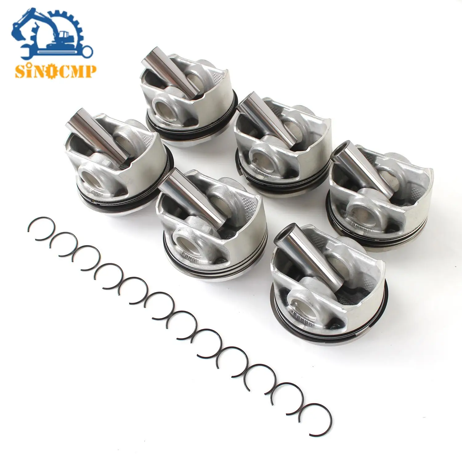 

Поршневой узел 3.0T и поршневое кольцо 06E 107 066 DM 06E 107 065 DM 06E 198 151 Q подходит для VW Touareg AUDI A6 Q7 Деталь двигателя автомобиля