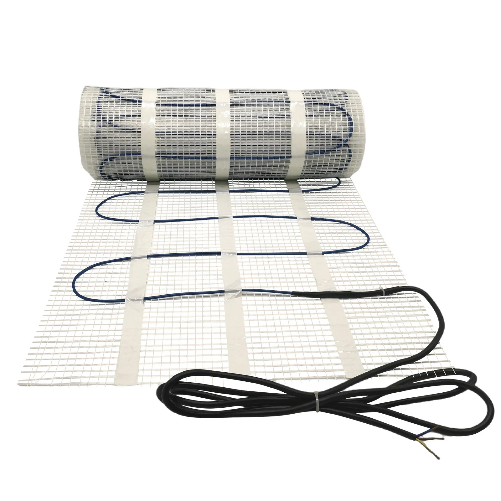 Customization 220V 150W/m2  Dual Core Electric Safety System Underfloor Wooden Floor Heating Mat Warming System for Bathroom