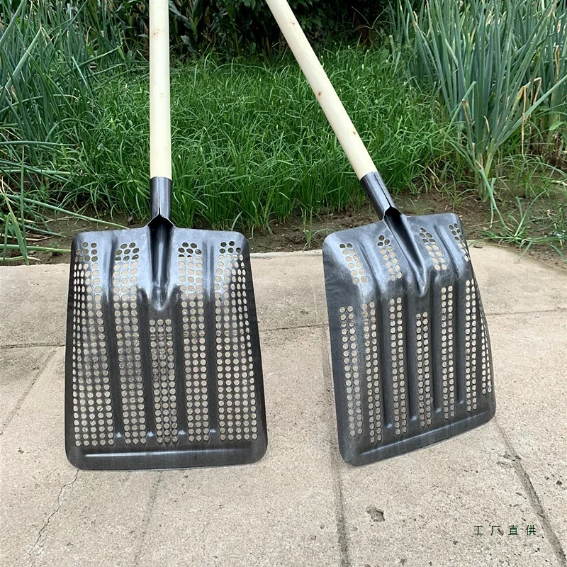 New 500 Type Mesh Shovel Multi-Functional Sieve Shovel for Filtering Sand and Gravel Corn Shovel Garden Manual Tool