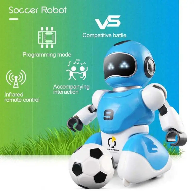 Robot de combat de Football intelligent RC, jouet télécommandé, jouets électriques Parent-enfant, jouets éducatifs pour enfants, cadeaux d'anniversaire pour garçons, 2 pièces