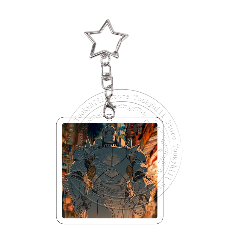 Pixel Daemons of The Shadow Realm Acrylic Keychain Exquisite Anime Cartoon Cosplay Props Decor Accessories Characters Role Gift