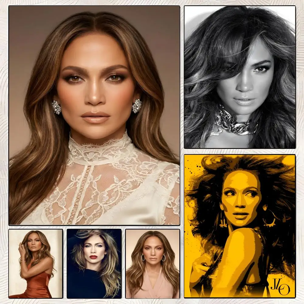 Póster de J-Jennifer Lopez, pegatinas de póster de alta definición, adecuadas para dormitorio, sala de estar, decoración del hogar
