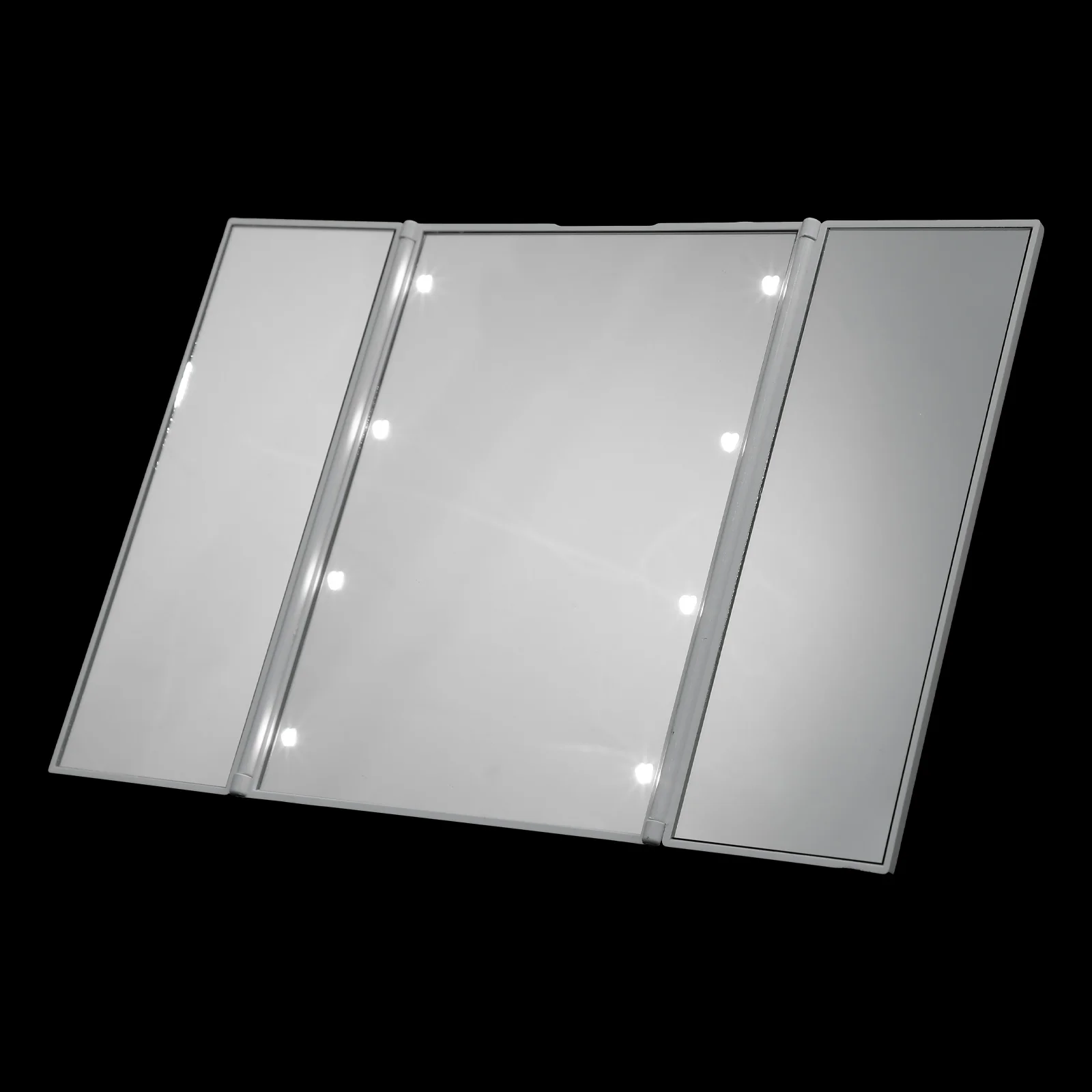 

Portable LED Lighted Makeup Mirror with Abs Material Compact Size for Home Use Perfect Gift for Bedroom Bathroom