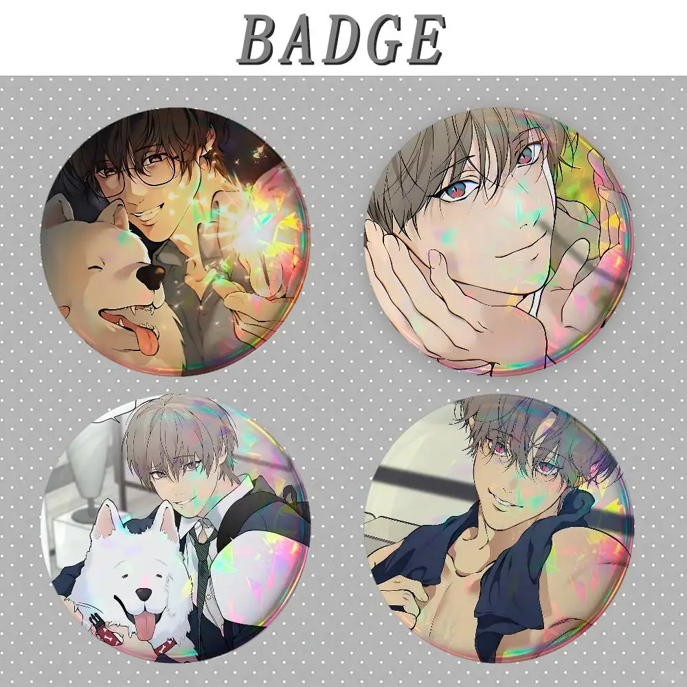 KOREAN BL Manhwa BAEK Skylar YEON Badges Tinplate Soft Button Pin Brooch Metal Badge Custom Jewelry Accessories Hat Bag Lapel