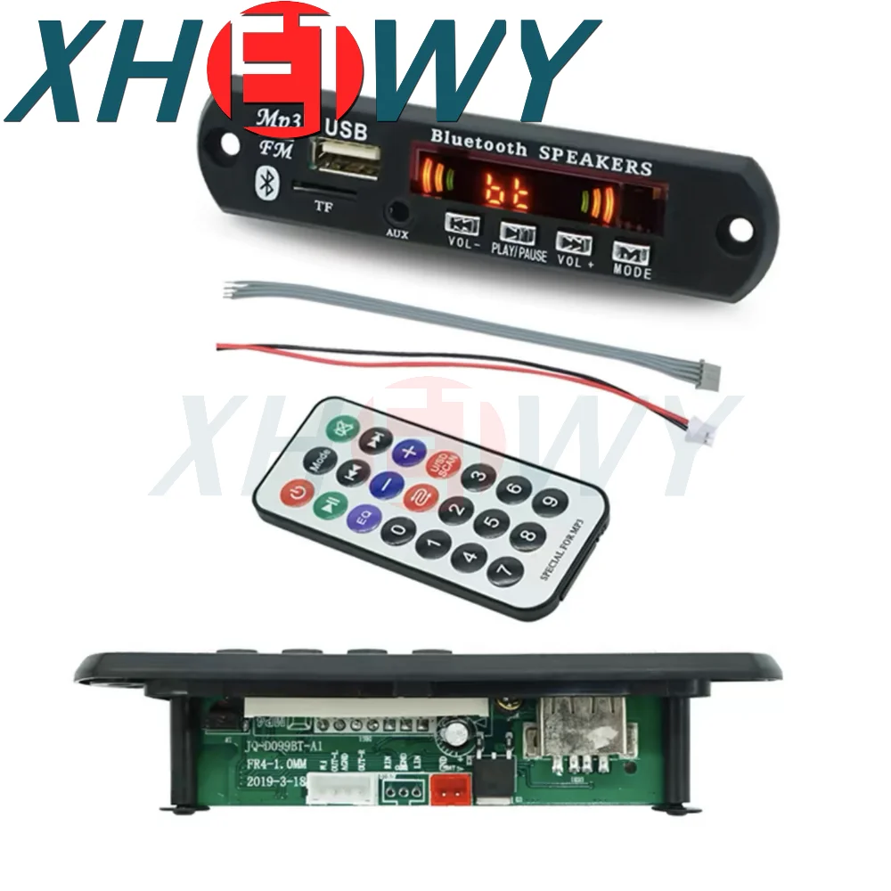 9V 12V Car MP3 WMA Decoder Board Audio MP3 Player USB TF FM Radio Module Wireless Bluetooth 5.0 For Car