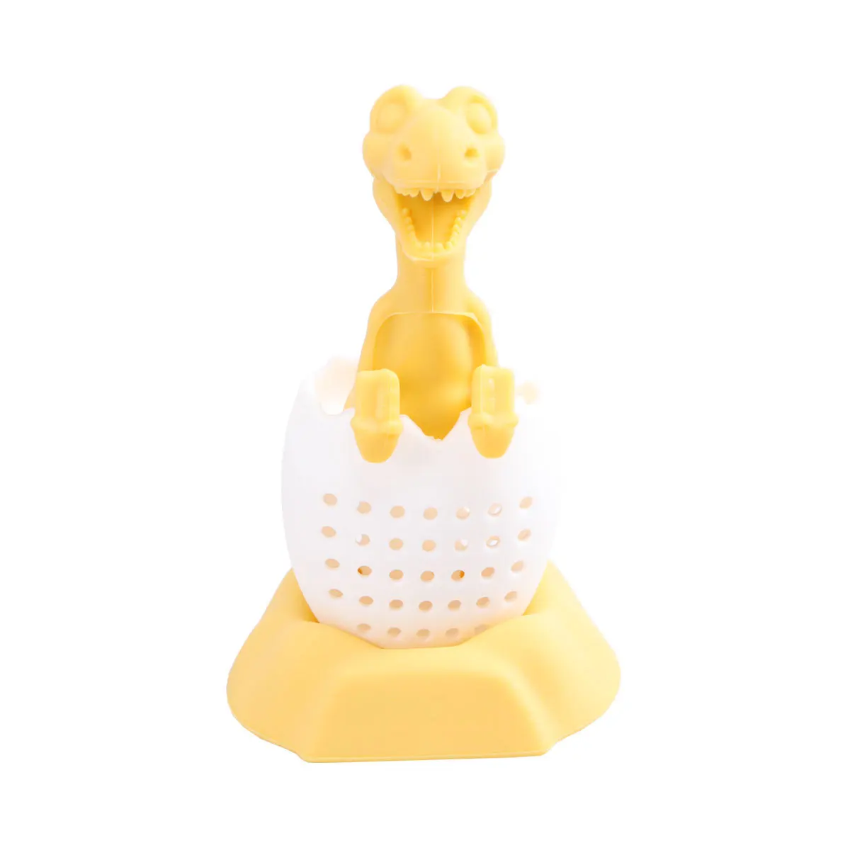 

1pc Silicone Strainer Dinosaur Design Reusable Leaf Filter For Loose Leaf Infuser Easy Clean Stylish Kitchen Bar Tool Silicone