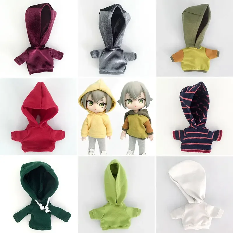 ob11 baby clothes bjd GSC plain body doll clothes PD9 hooded long-sleeved hoodie doll clothes doll accessories