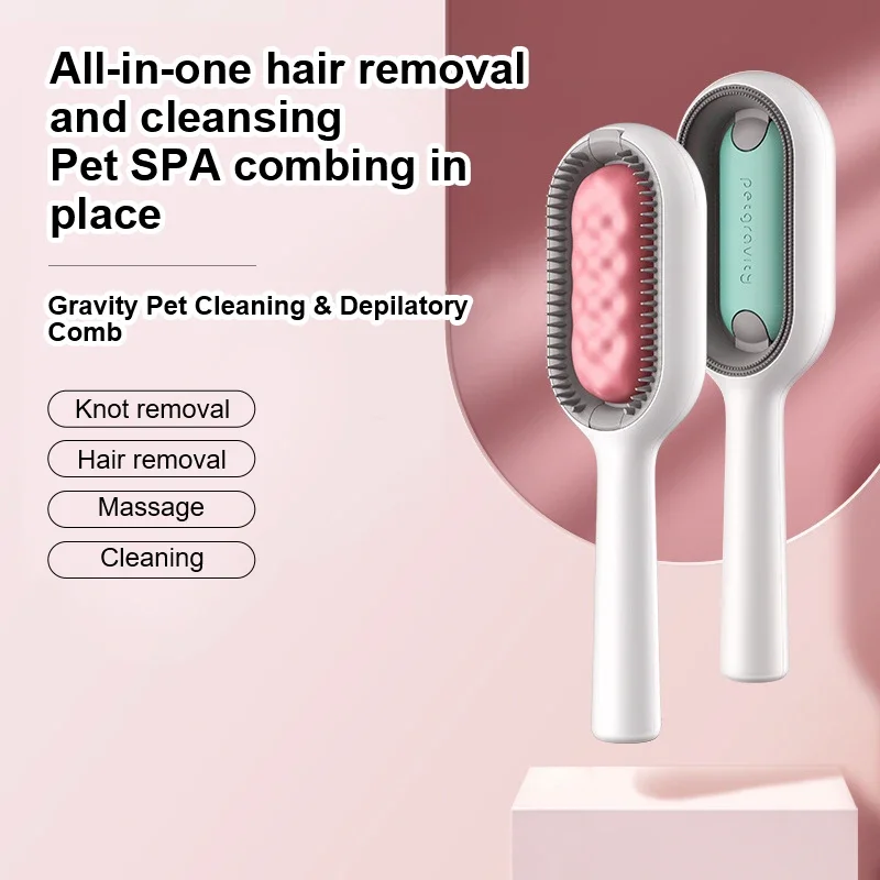 Pet Grooming Brush Cat and Dog General Comb To Remove Floating Hair Sticky Hair Disposable Wipes Pet Cleaning Supplies