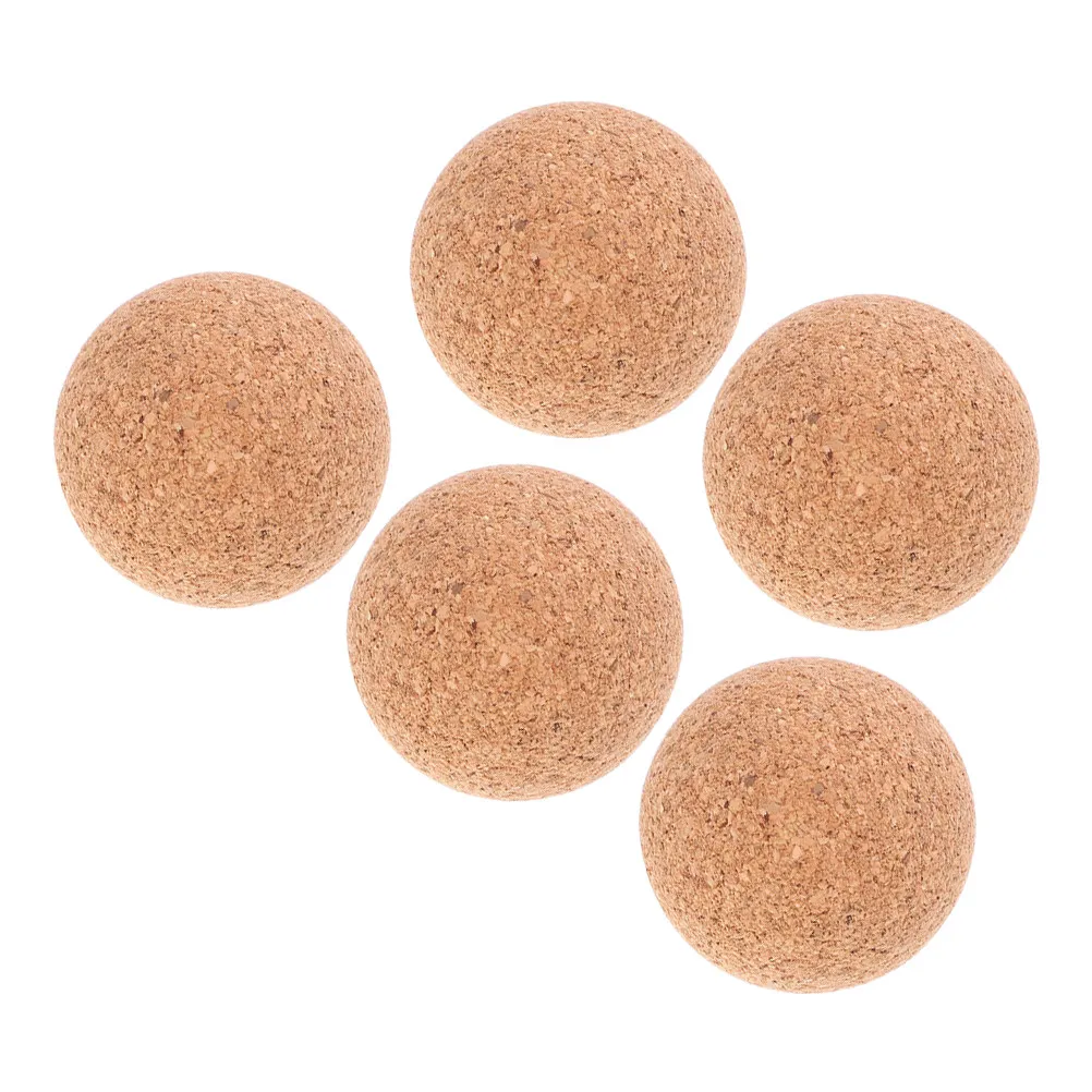 5Pcs Wood Foosball Table Balls Elegant Design Wear-Resistant Mini Replacement Balls for Indoor Foosball Game Supplies