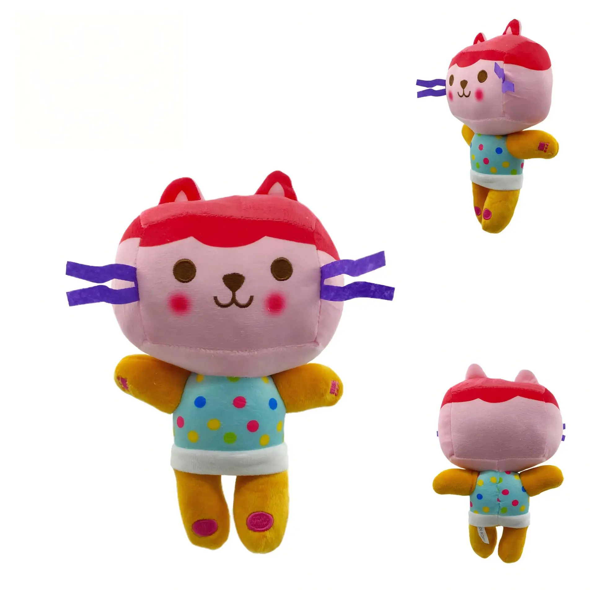 ตุ๊กตาแมวเมอร์แคทจาก Gabby's Dollhouse ของเล่นตุ๊กตาสัตว์น่ารัก แมวยิ้ม แมวขับรถ แมวโอบกอด ตุ๊กตาเด็กผู้หญิง Gaby ของขวัญวันเกิดสำหรับเด็ก ﻿