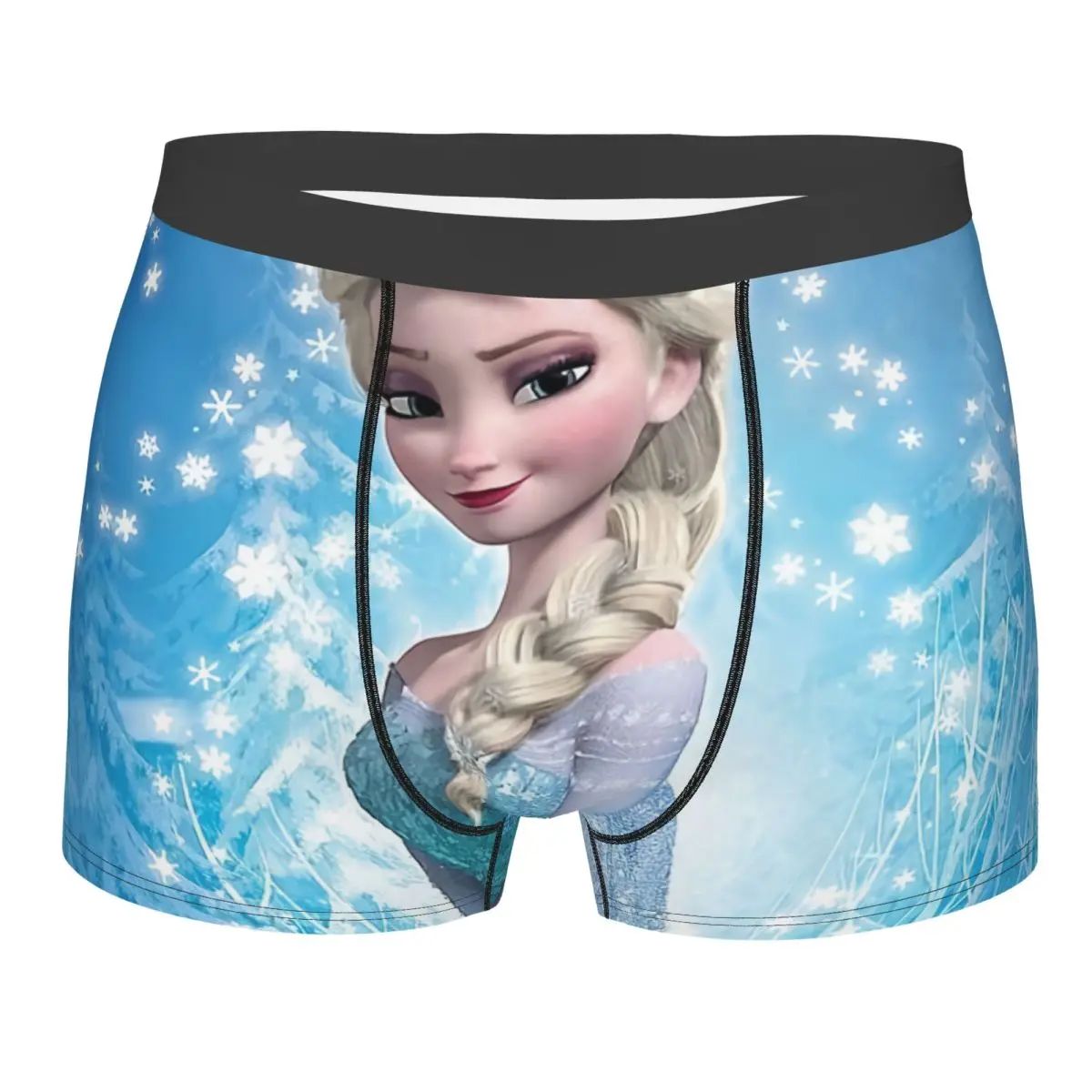 

Sexy Frozen Princess Elsa Anna Boxers Shorts Underpants Men's Stretch Briefs Underwear