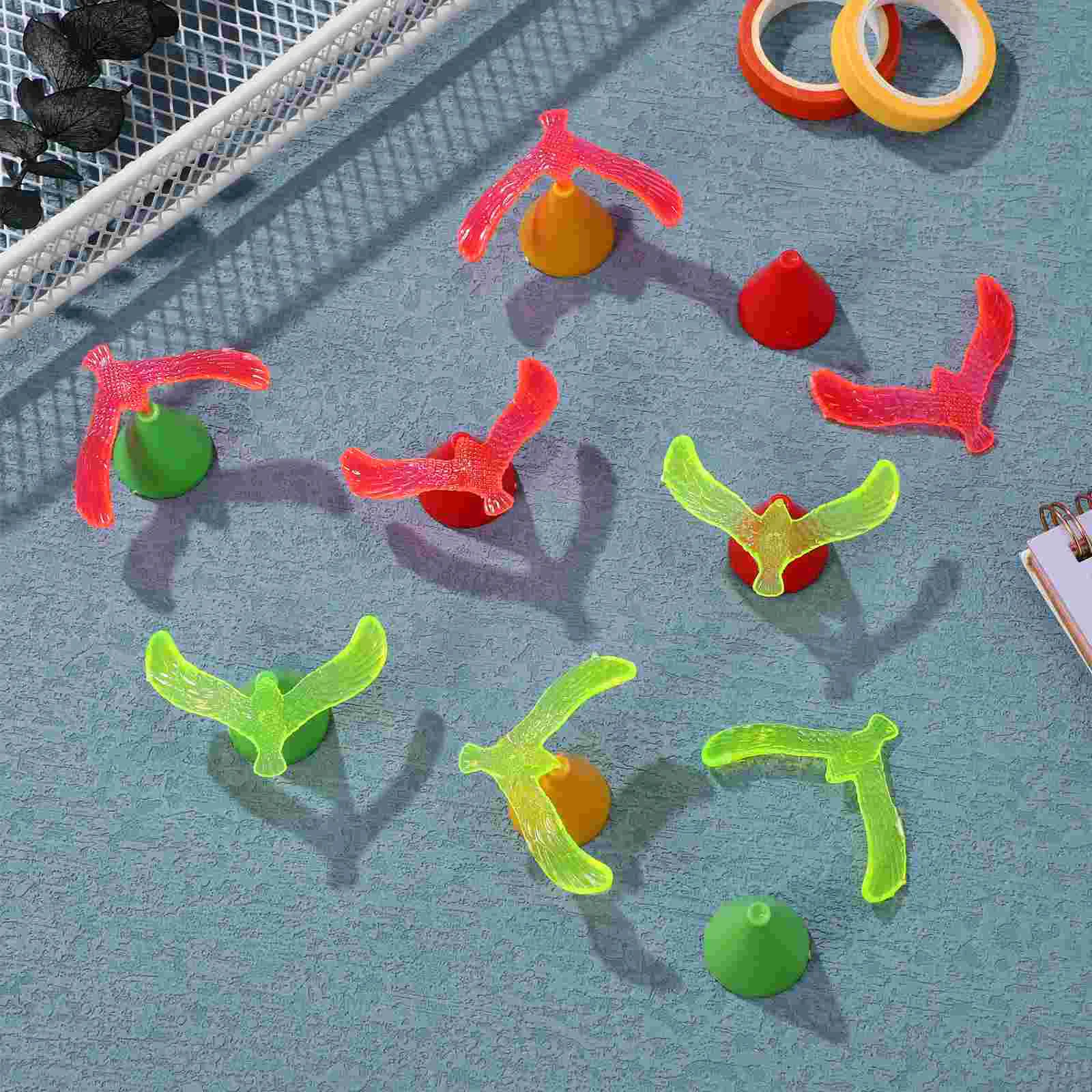 40 Pcs Balanced Eagle Gravity Bird Toy Plastic Jesus Balancing Playthings Kids'