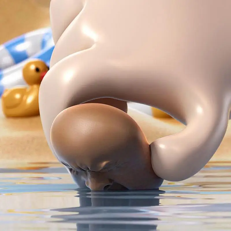 Tea Pet Figure Silicone Tea Pet Water Squirter Water Playing Toy Funny Gag Joke Prank Prop For Hot Weather Boys Girls Teens