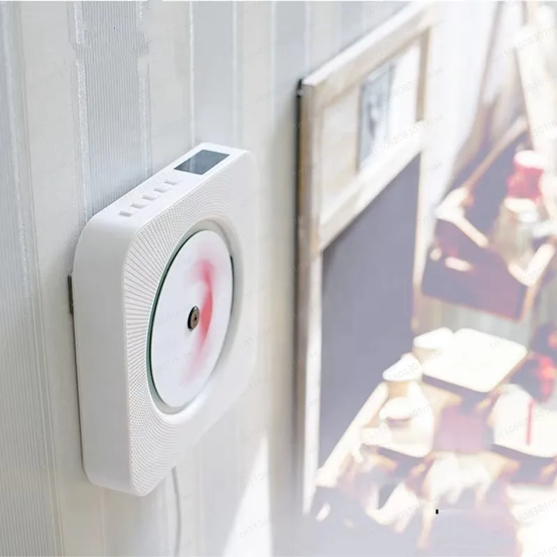 

Портативный проигрыватель компакт-дисков Встроенный Hi-Fi FM-радио Настенный проигрыватель компакт-дисков BTH USB/TF/AUX Дисплей Домашнее аудио Дистанционное управление