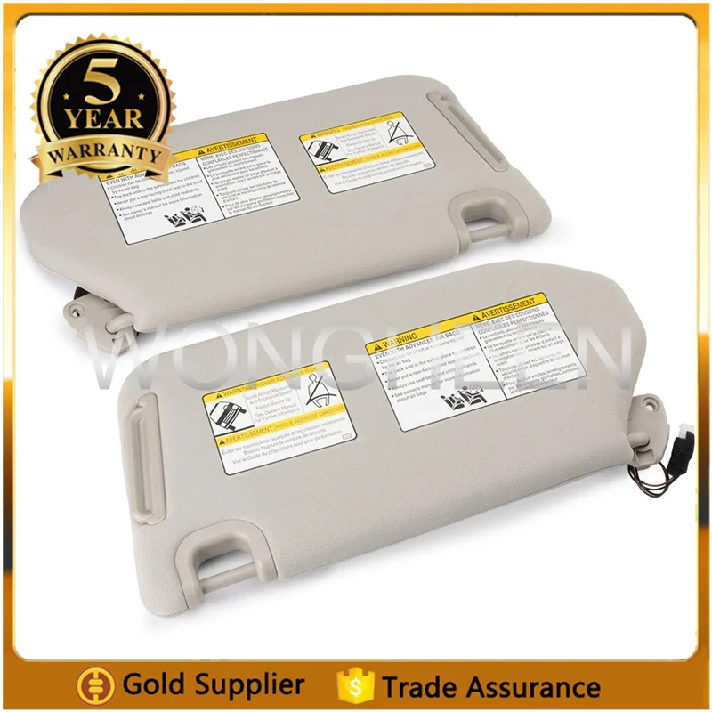 2Pcs Sun Visor Left Right 96400-9PB0A Fit for Nissan Pathfinder 2013-2018 3.5L - Replaces 96400-9PB0A 96401-9PB0A