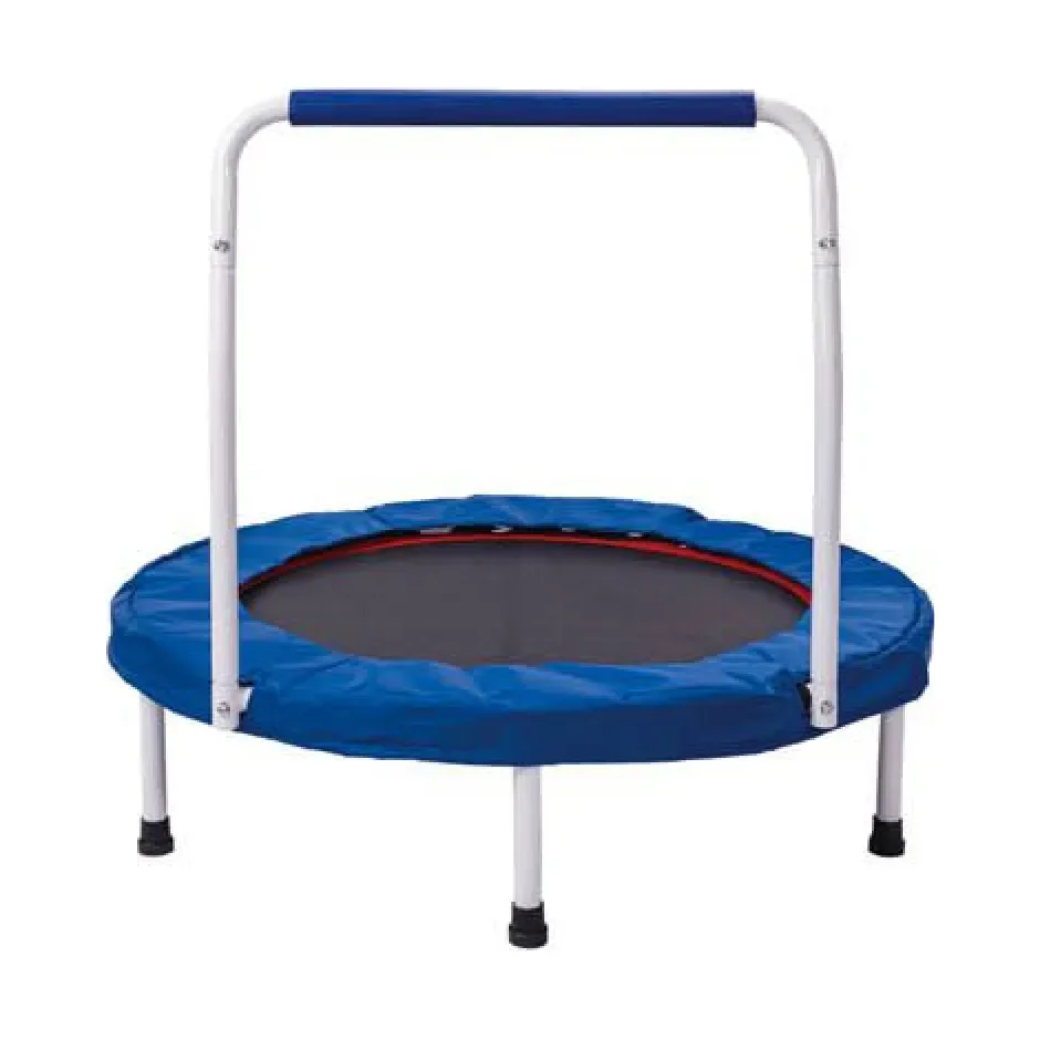 

36INCH INDOOR MINI TRAMPOLINE WITH HANDLE SPORT Adults Children Aerobic Exercise TRAMPOLINE for ADULTS HOME GYM JUMPING BED