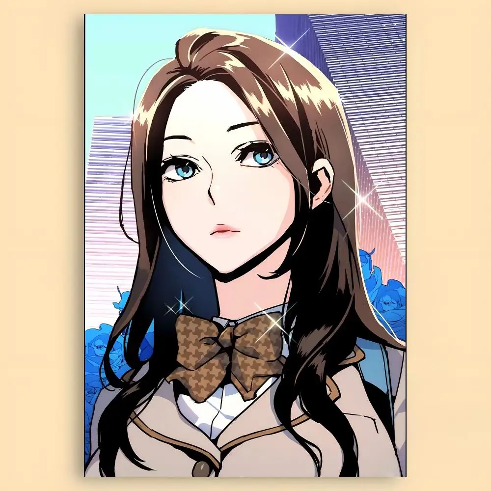 Action-Packed Dramatic Webtoon T-Teenage Mercenary Poster Wall Art Living Room Bedroom for Decor Enthusiasts