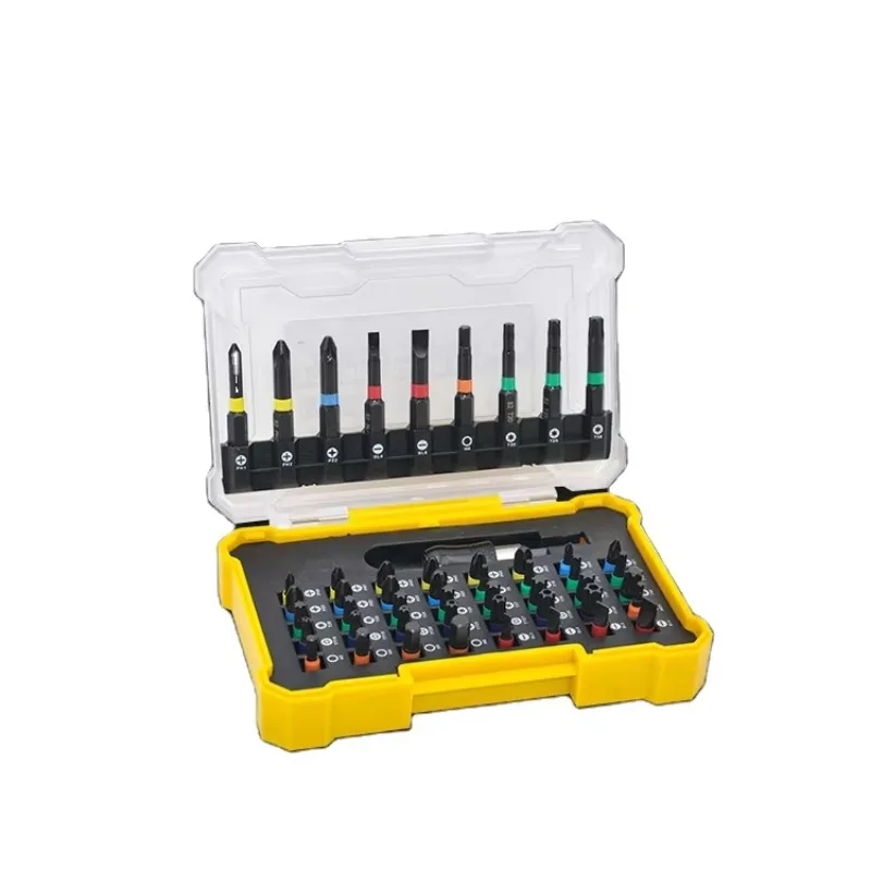 

CROWNMAN 49pcs 25mm S2 Screwdriver Flat/Torx/Pozi/Hex Key/Philips Head Bits Set