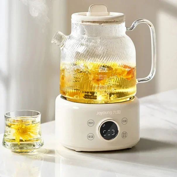 Health pot. Household timed appointment multifunctional. Full glass. Office small flower tea kettle.