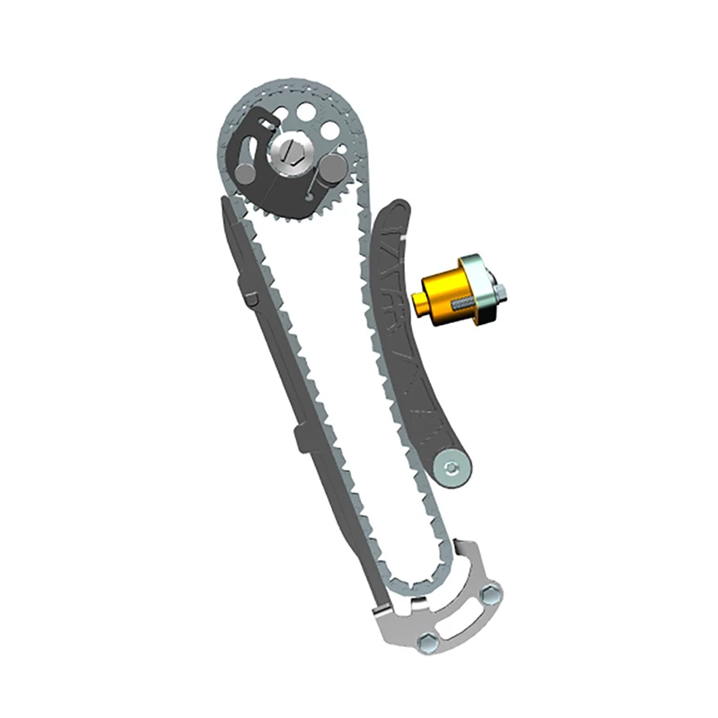 

Motorcycle Engine Timing Toothed Chain Tensioner Tension Strip Driven Sprocket Pressure Reducing Paddle for Kiden Kd150u/g/z