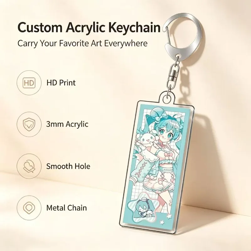 For Pokemon Elf Hatsune Miku Kagamine Rin Kagamine Len Megurine Luka Kaito Meiko Acrylic Selfmade Original Cute Cartoon Anime