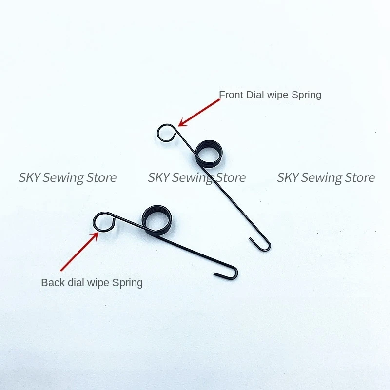 10PCS Guanjun Lamination Wiping Spring Fixing Pole Torsional Spring Sequin Device Spring Computer Embroidery Machine Accessories