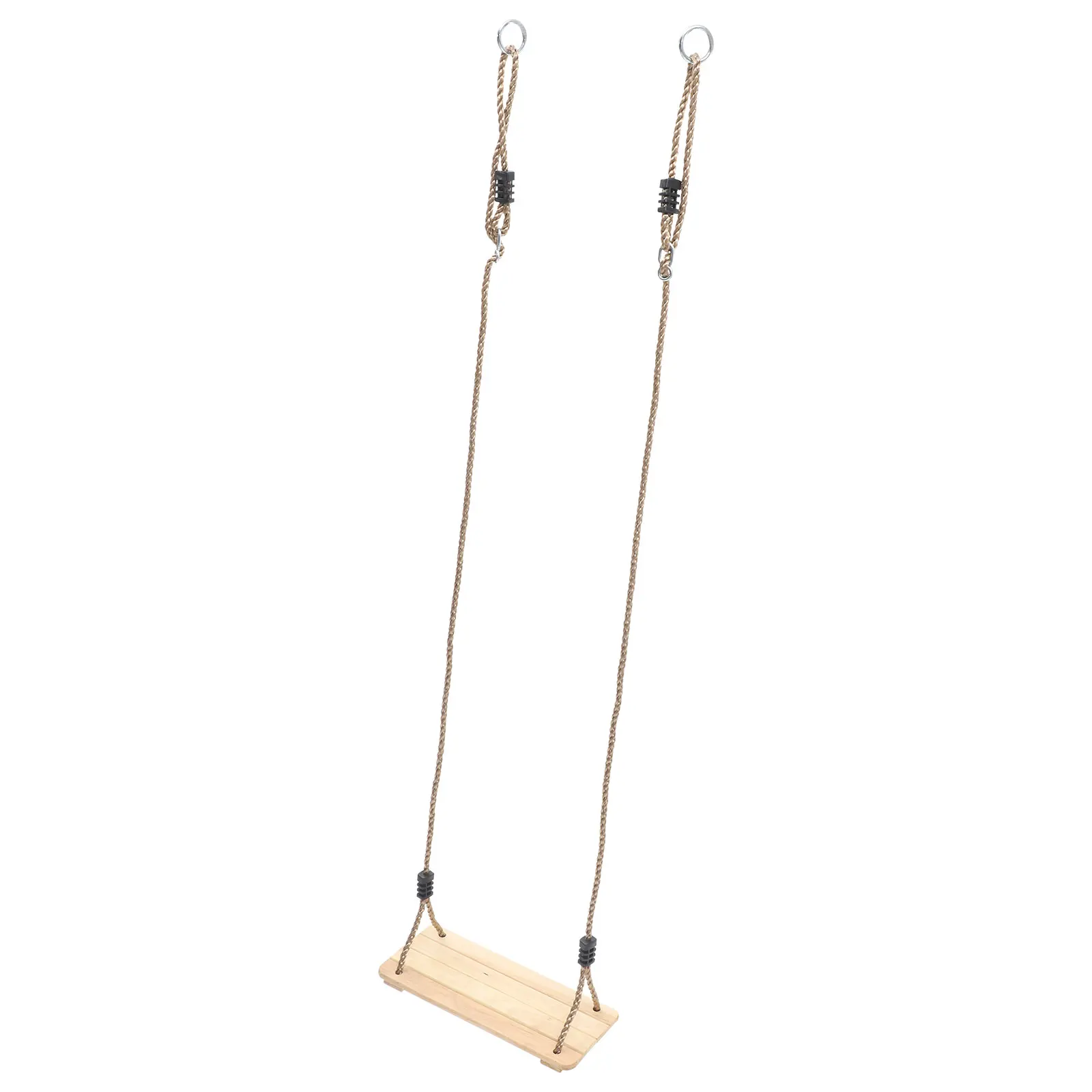 Children Wooden Swing Pine Wood Outdoor Hanging Swing Chair Indoor Garden Backyard Play Outdoor Entertainment Wooden Tree Swings