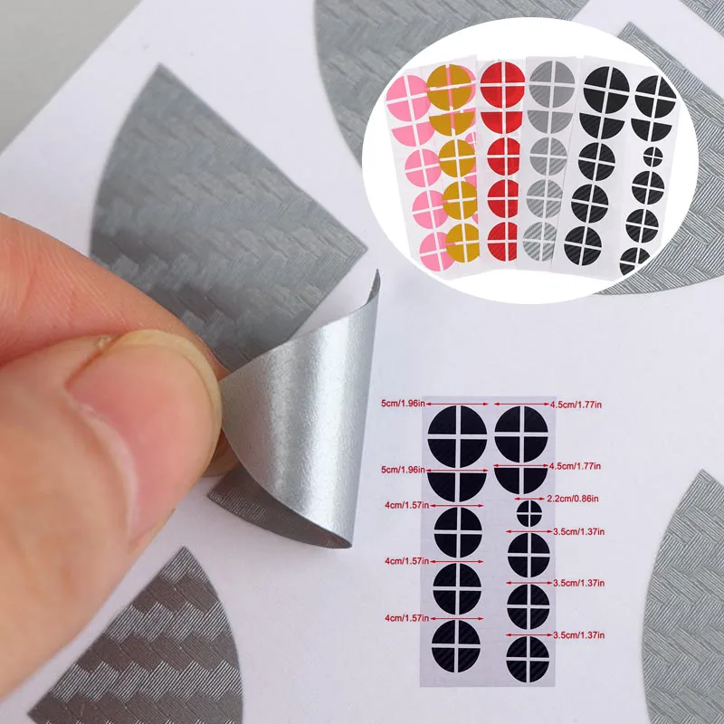 

1PCS Sticker New Fit For Front Rear Emblem Wheel Hub Caps Steering Wheel Sticker Tools Cars Accessories Wheel Hub Decor Stickers