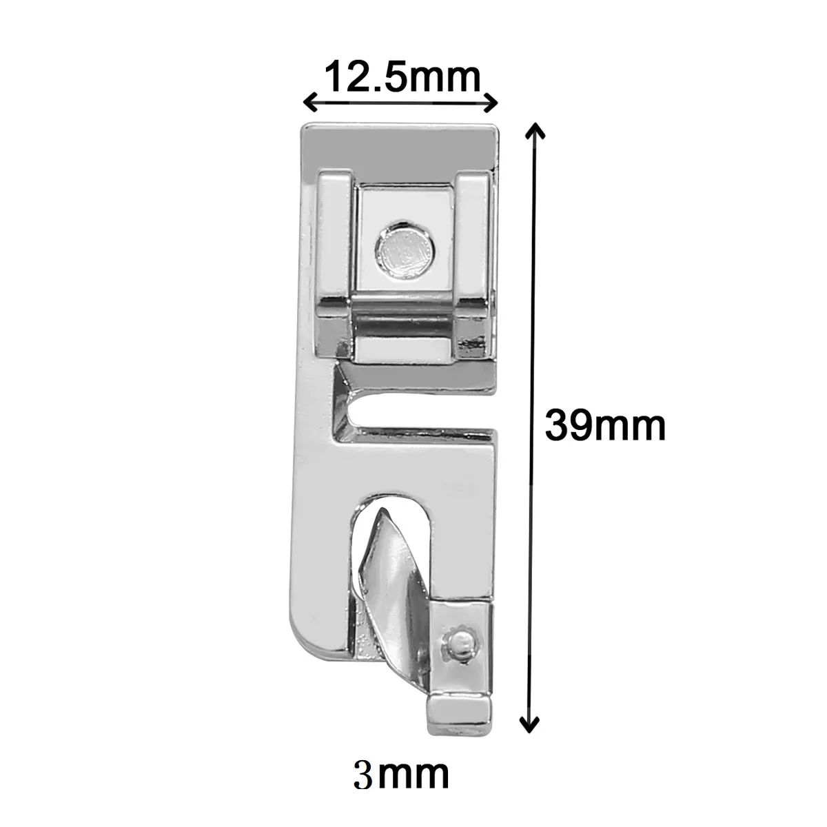 1/3 szt. Akcesoria do szycia 3mm/4mm/6mm wąskie zawinięty brzeg dociskarka do maszyny do szycia zestaw stopek tamborek domowe narzędzia do szycia