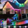 RGB 30M Eaves Lights Smart Bluetooth Permanent Outdoor Lights Outdoor Waterproof Garden Lighting Strings Decor Christmas Lights 1