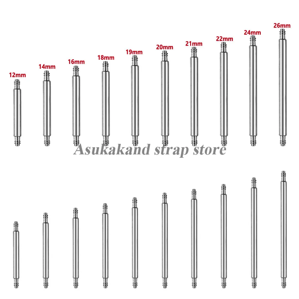 12 14 16 18mm 19 20mm 21mm 22mm 24mm 26mm 20pcs Dia Watch Band Spring Bars Link Pin 1.3mm 1.5mm 1.8mm Stainless Watch Spring Bar image 2