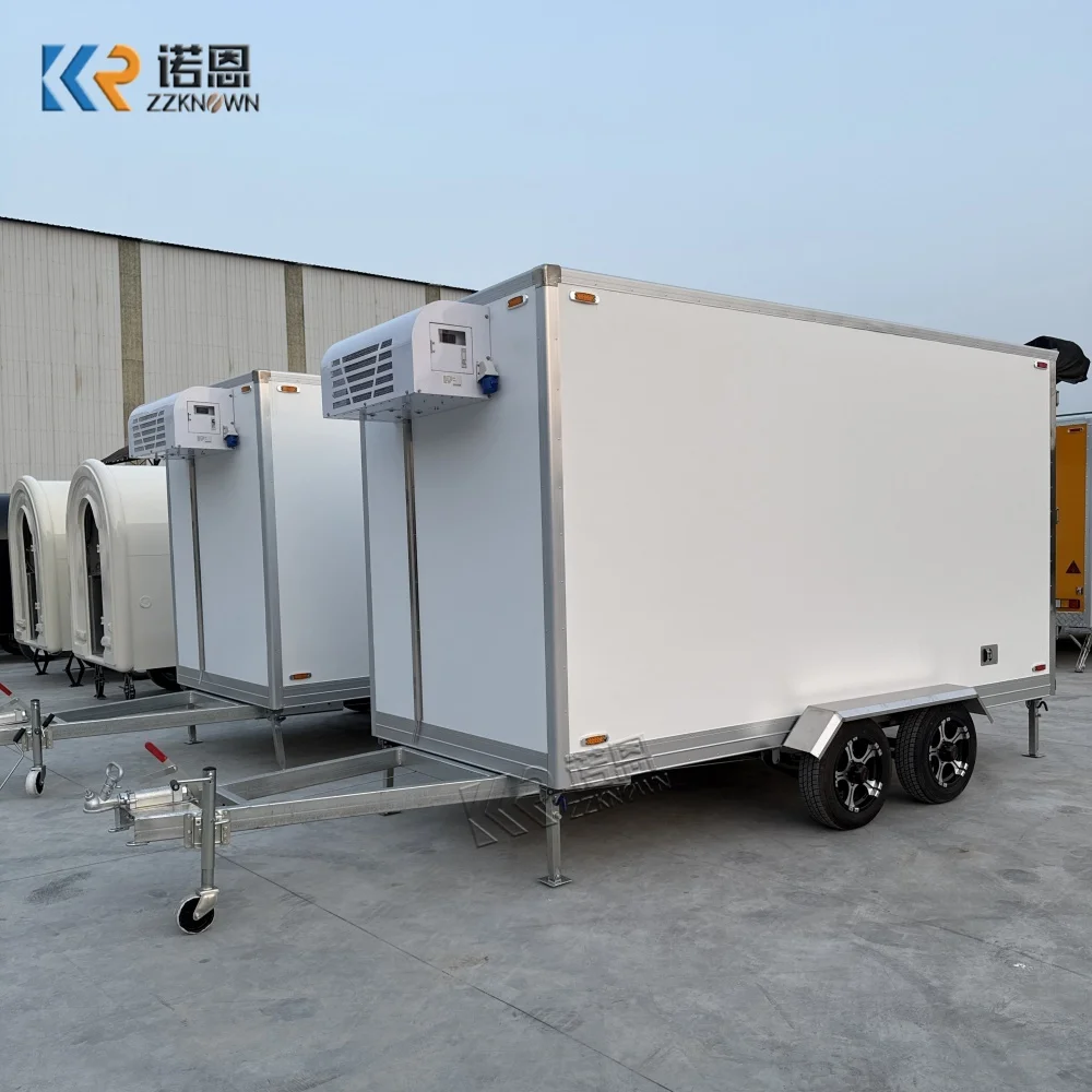 

USA Standard Concession Mobile Food Truck Cart Refrigerated Car Refrigerator Cold Room Refrigeration Unit For Trailer