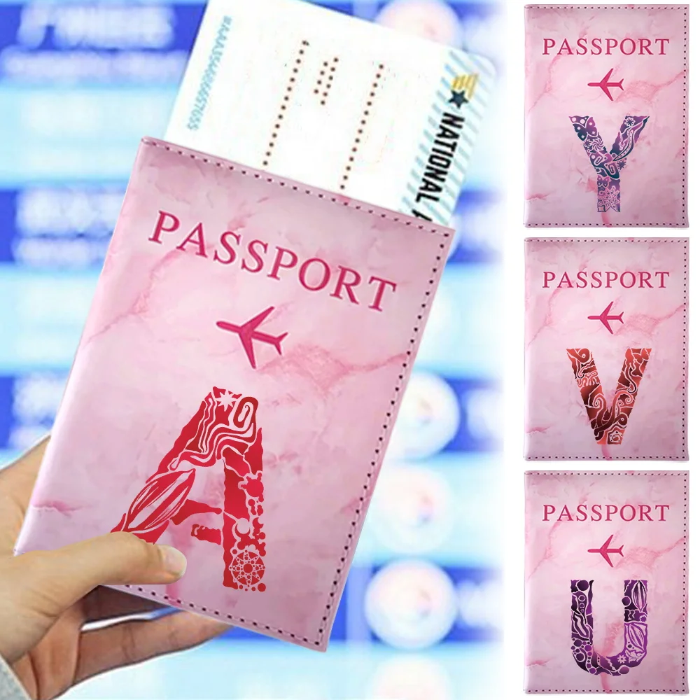 New Passport Cover Case Portable Travel Accessories Minimalist Credit Card Passport Storage Bag Engrave Image Series