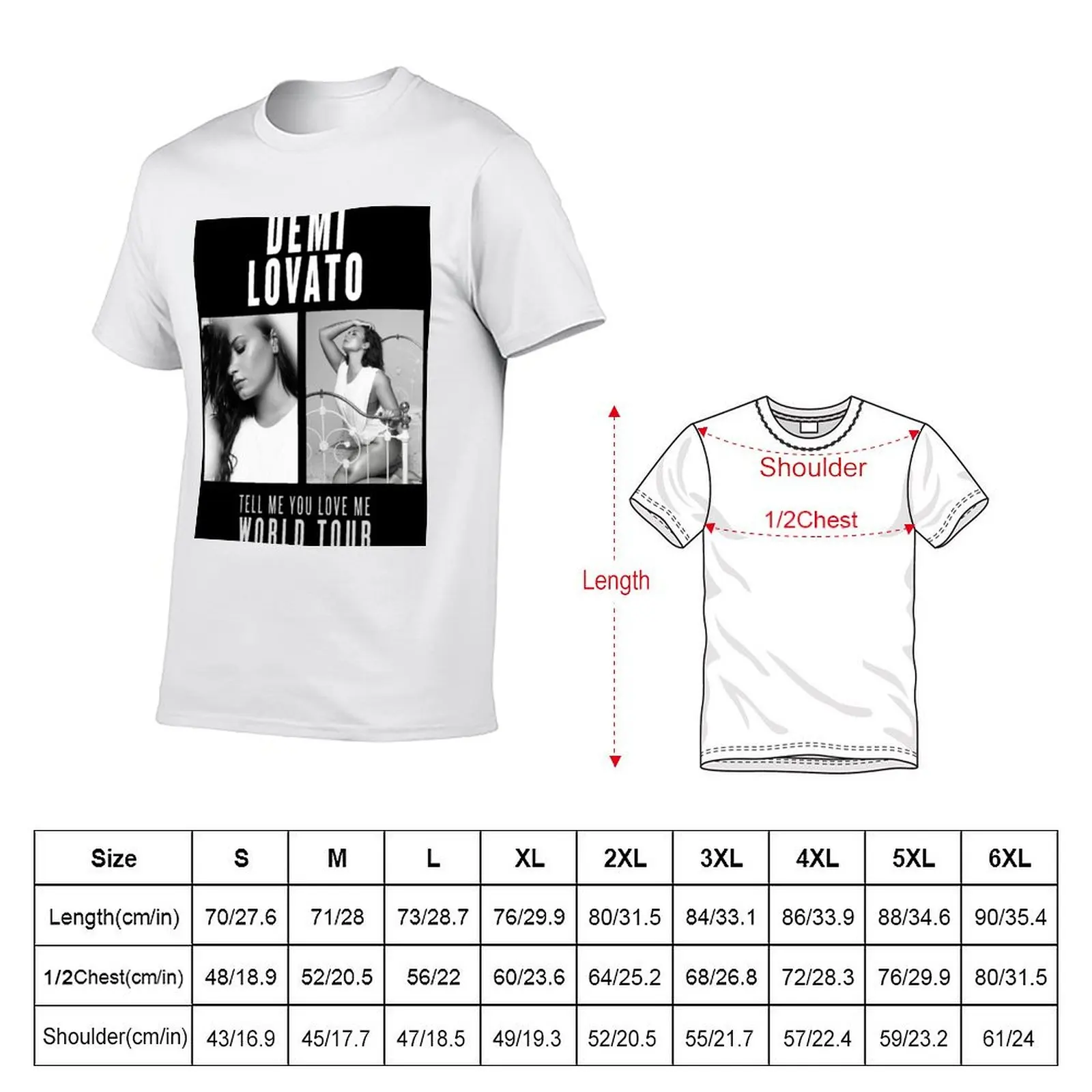 Tell Me You Love Me TOUR - تي شيرت رجالي ملصق 5 تي شيرت قطني عالي الجودة تي شيرت رجالي جرافيك تي شيرت #5