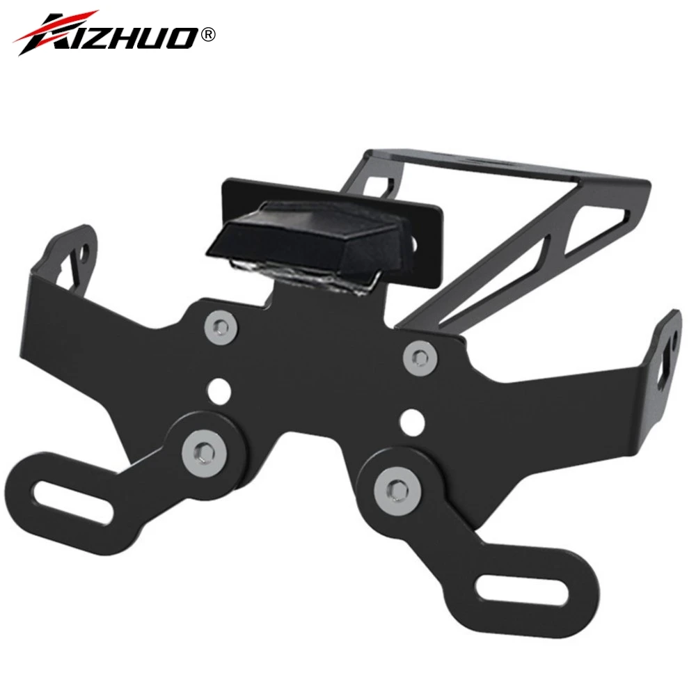 

FOR YAMAHA MT-125 YZFR125 /ABS MT125 YZF-R125 2014-2018 Rear License Number Plate Tail Frame Holder Bracket with LED Light