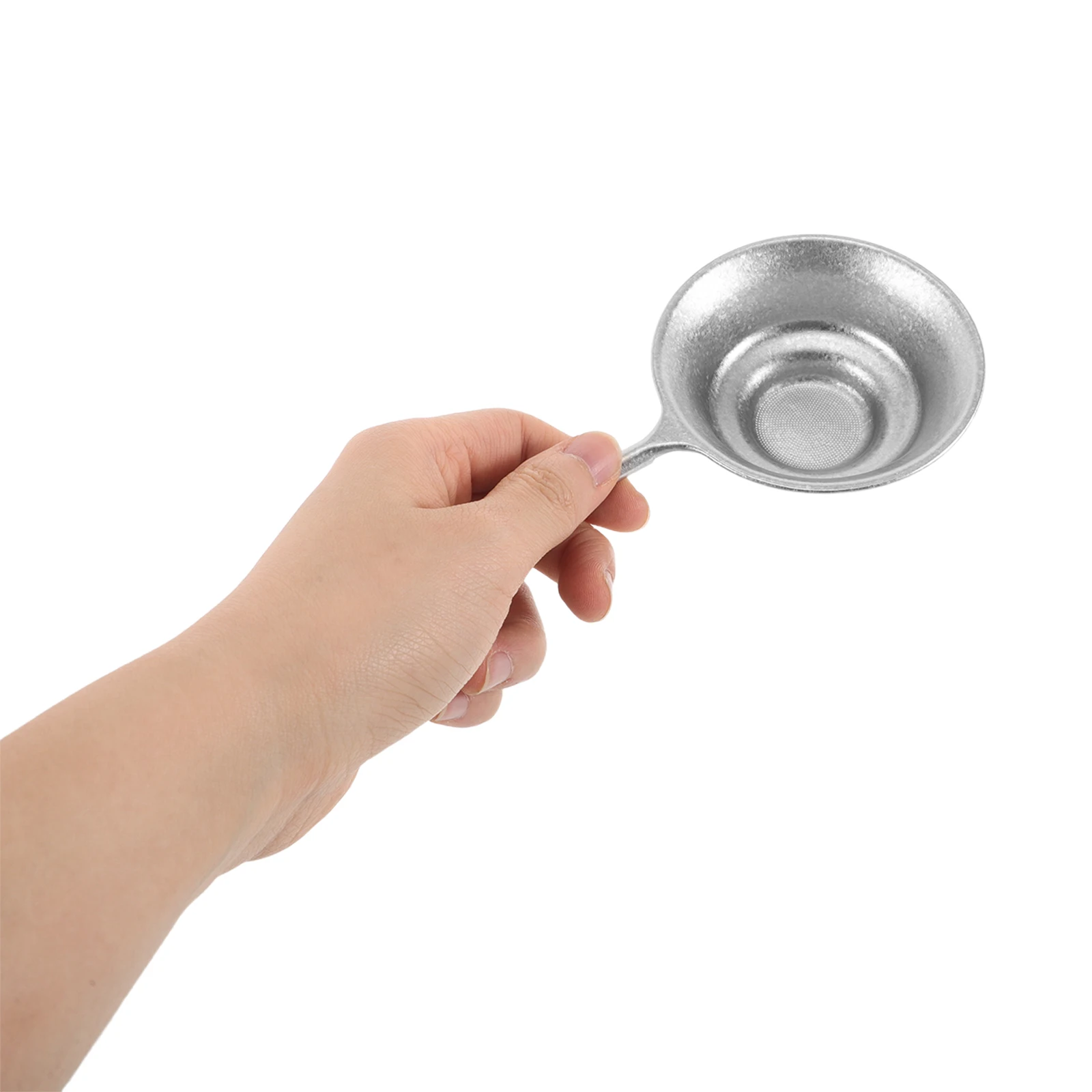 

8Cm Titanium Tea Infuser Fine Mesh Strainer Wood Handle Reusable Loose Leaf Tea Filter for Mugs Cups Teapots Kitchen Office