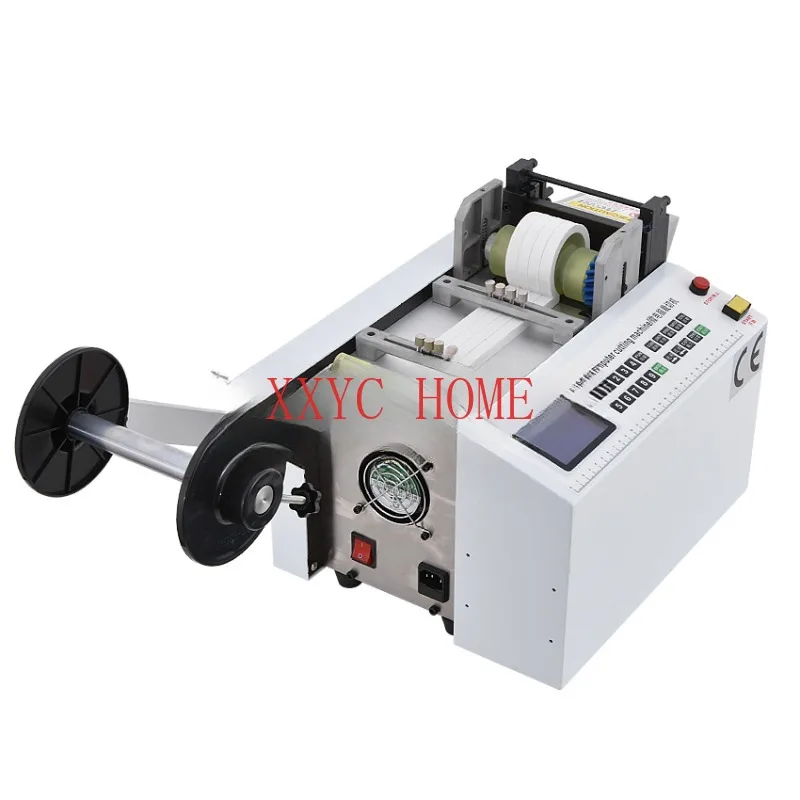 New Hot HZX-100 Microcomputer Automatic Pipe Cutting Machine Heat-shrinkable Tube PE Hose Cutting Machine 110V/220V 350W 0-100MM