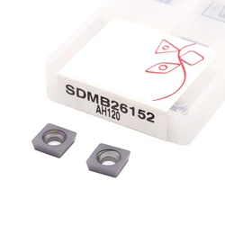 SDMB26152 AH120 SDMB 26152 High Quality Carbide Inserts CNC Lathe Tools Machine Milling Blades High Speed Wear-resistant Cutter