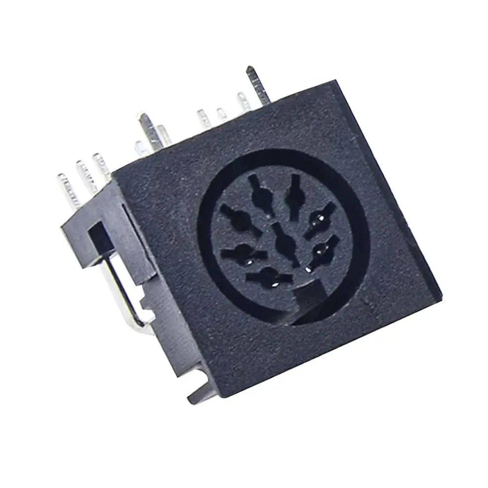 3 4 5 6 7 8 Pin DIN Female Socket Connector Mini 4 5 6 8 Poles DIN Mini Jack Keyboard Plug Power Jack Keyboard and Mouse Socket