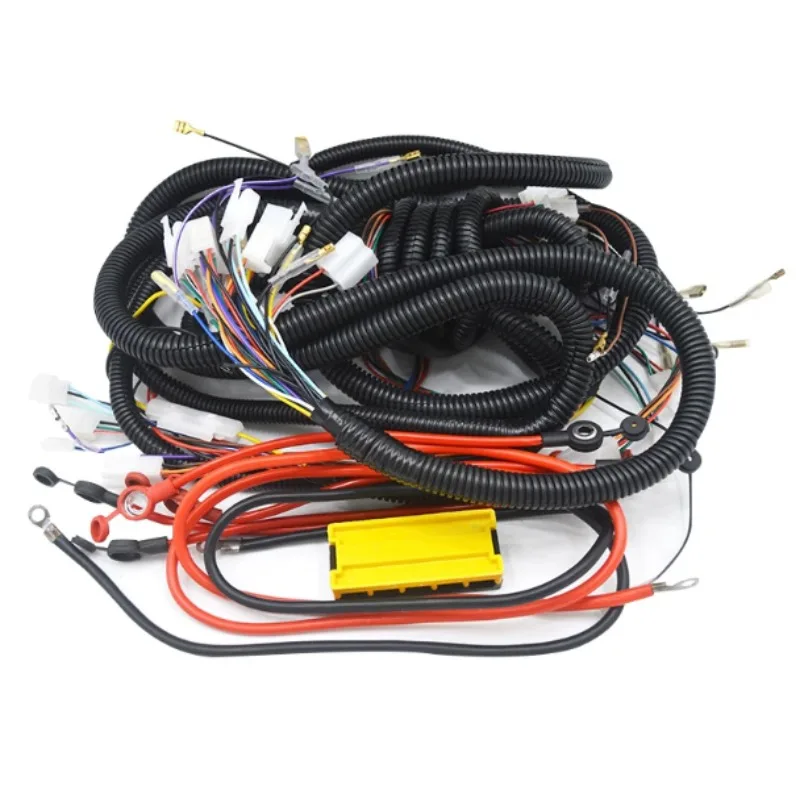 Prince Model Electric Tricycle 6sq Copper Core Full Vehicle Wiring Harness Circuit Repair Part