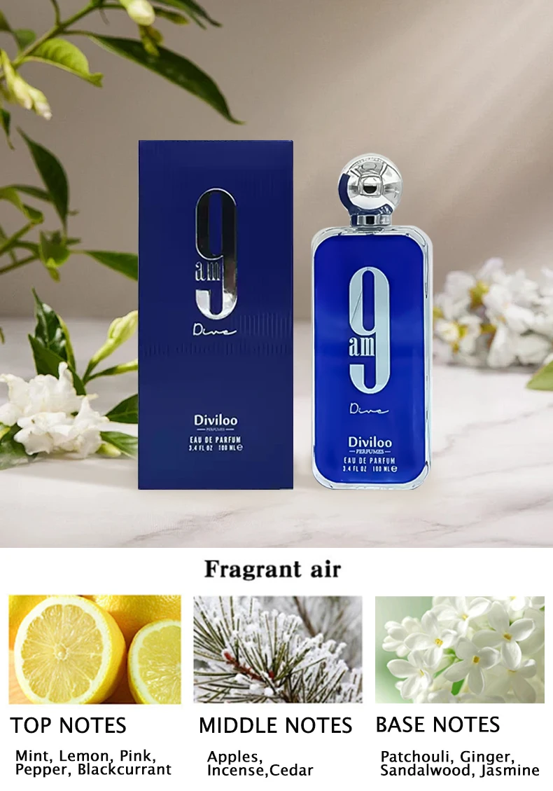 100 ml Originele Parfum langdurige Geur Body Spray Bergamot Citroen Satsuma Sandelhout Vanillesmaak Voor Sociale Partijen