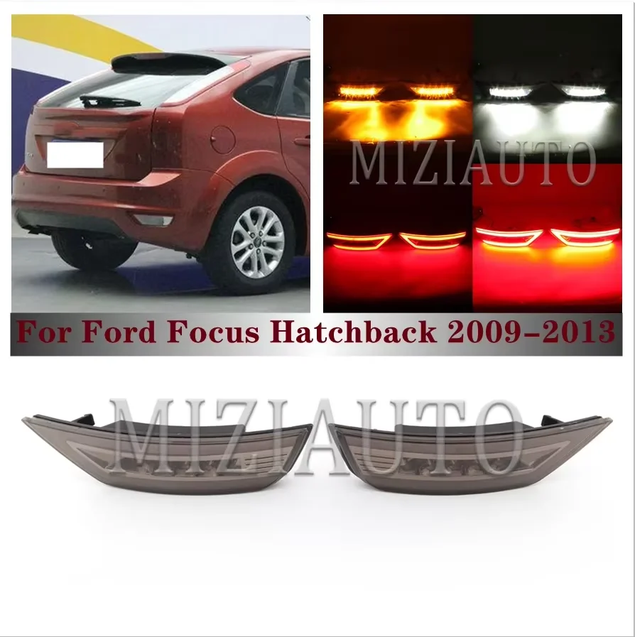 Светодиодный фонарь заднего бампера для Ford Focus Hatchback 2009-2013 для Ford Focus 2 MK2 Escape Kuga, указатель поворота, противотуманная фара, автомобильные аксессуары