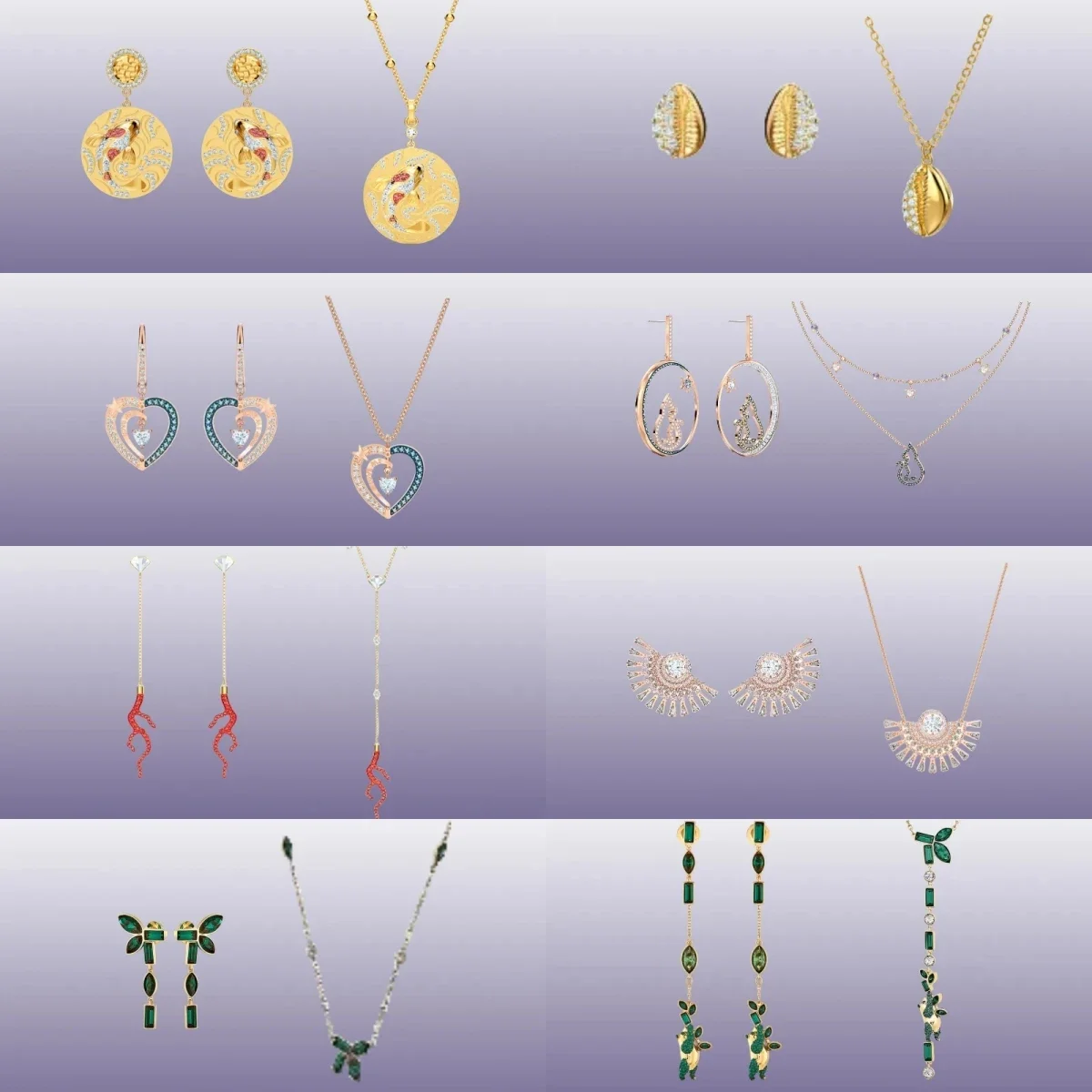 

2025 оригинальный SW модный новый продукт из чистого серебра 925 пробы с бриллиантами премиум-класса комплект ожерелья Шарм романтическое искусство украшение из камня