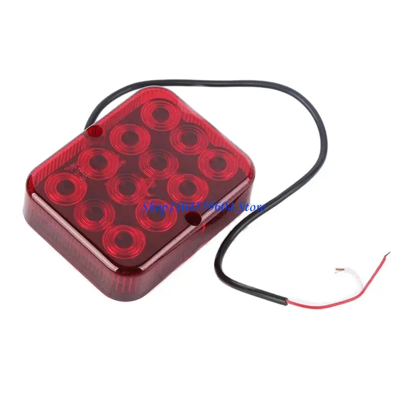 

12QM 12 LED Universal Fog Tail Light For Trucks Trailers Campers Quick Mount