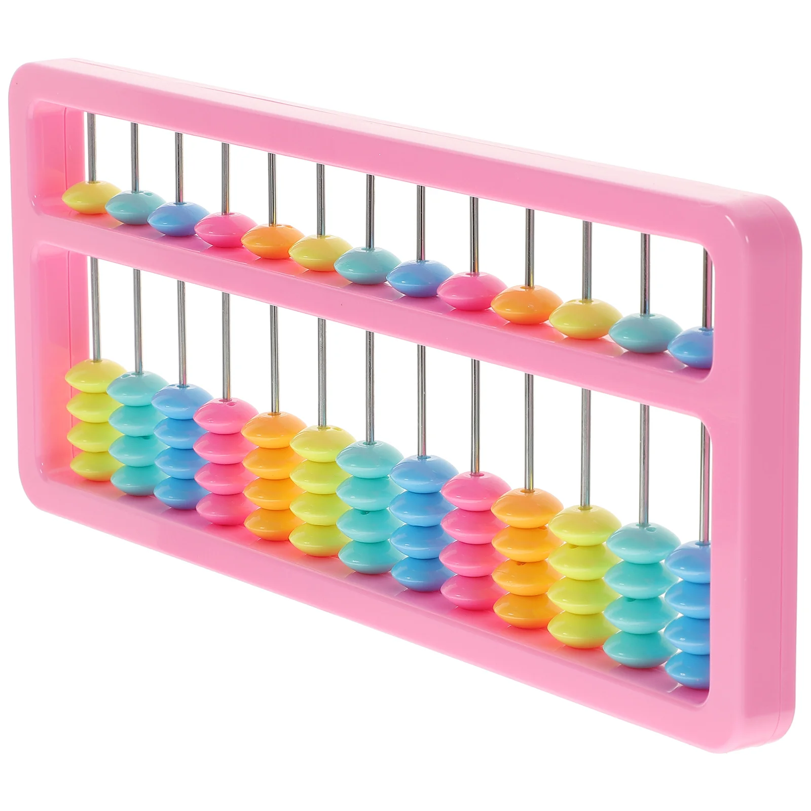 Abacus Toys pour enfants, jouets pour tout-petits, outil de manipulation mathématique, plastique, vintage, fuchsia